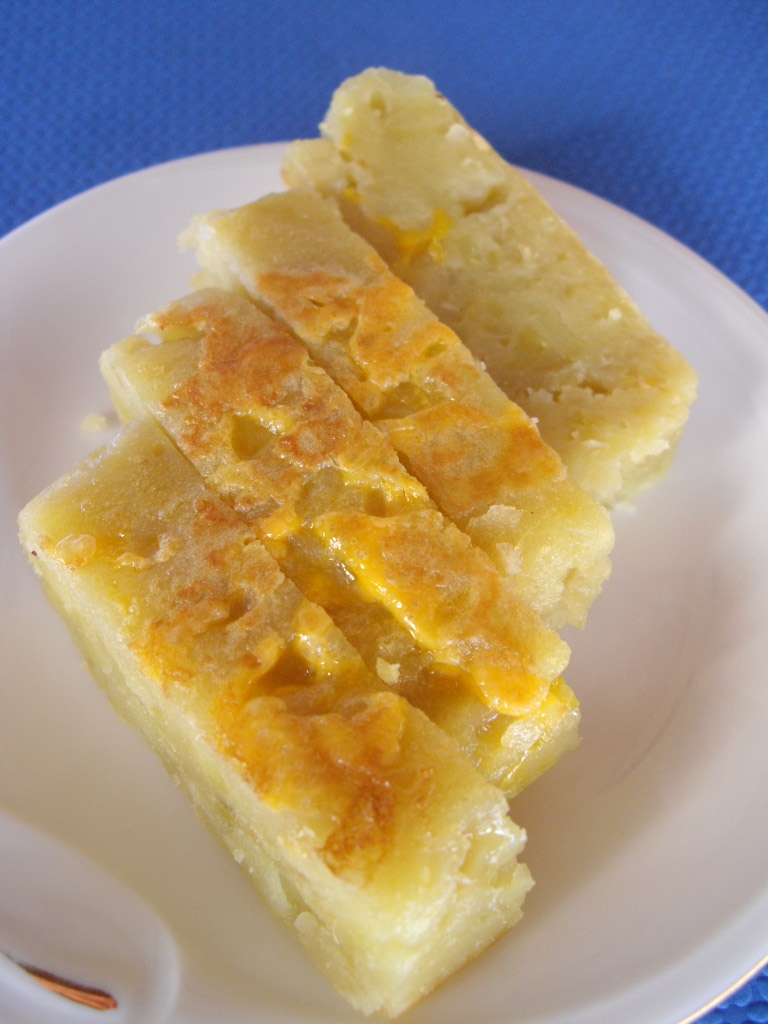 レンジとフライパンでスイートポテト♪