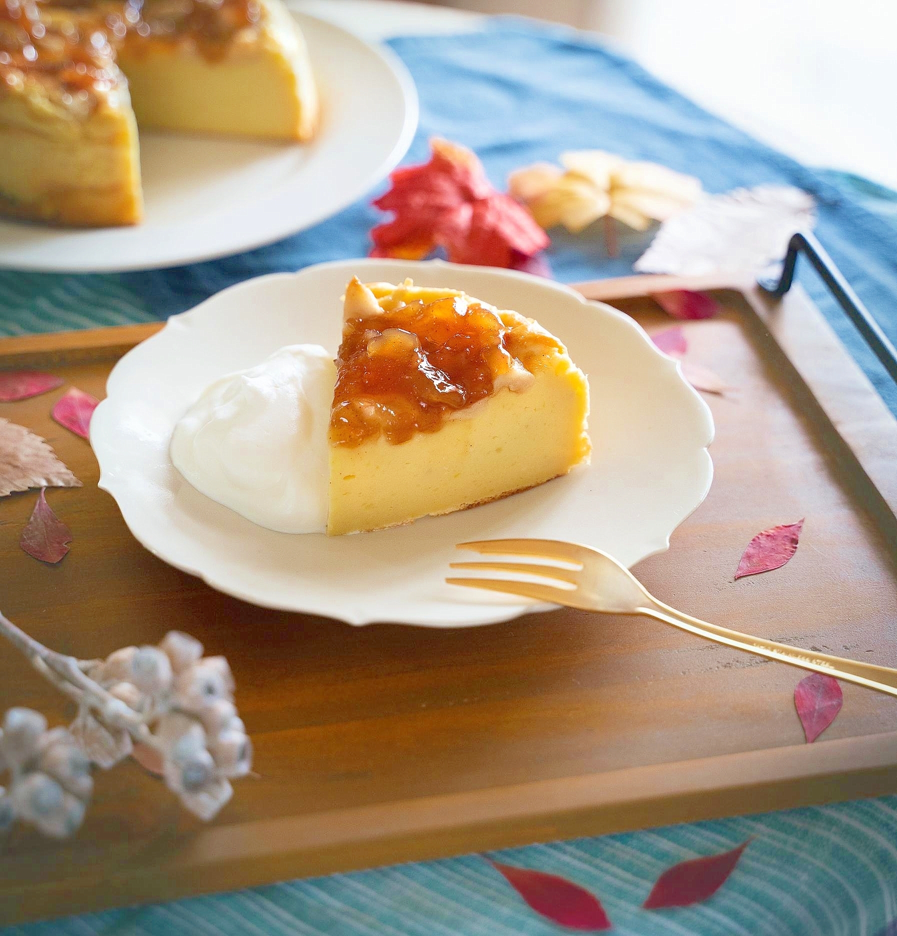 ミキサーで簡単♪さつまいもとりんごのケーキ