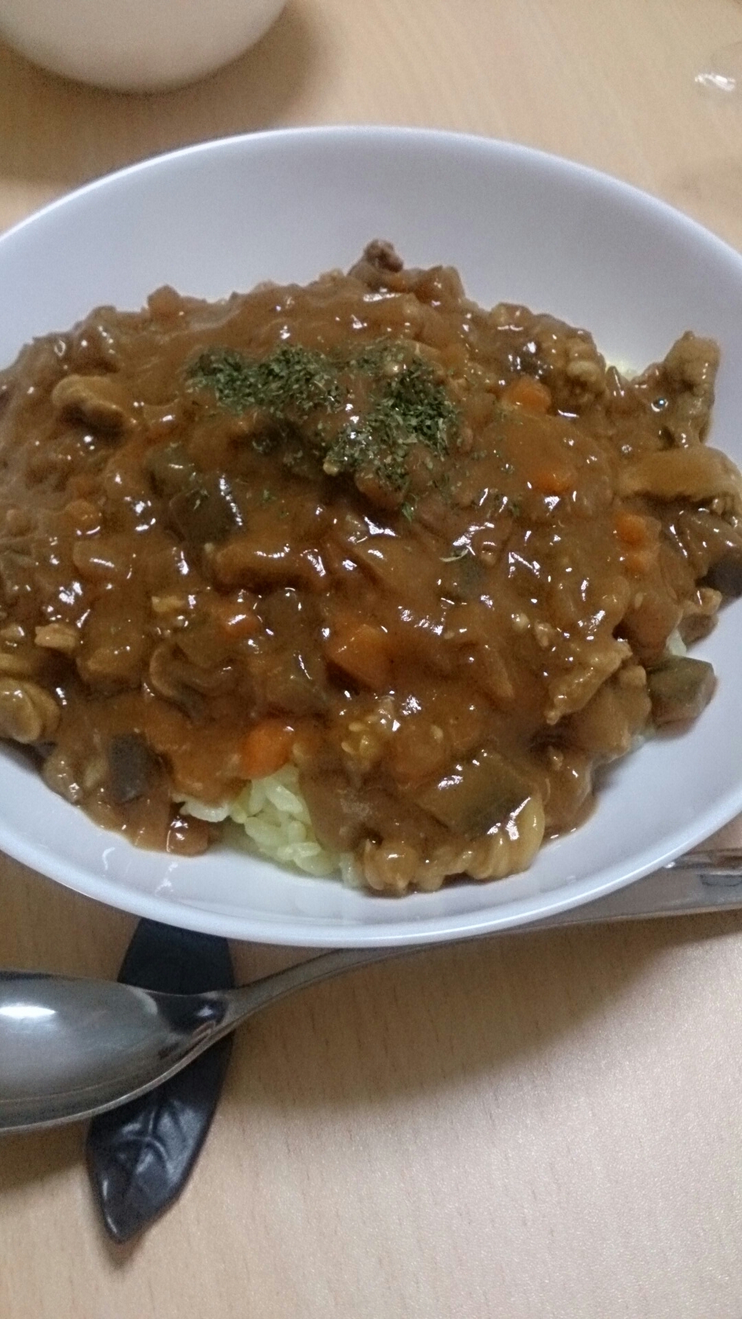 ナスたっぷりカレーライス♪