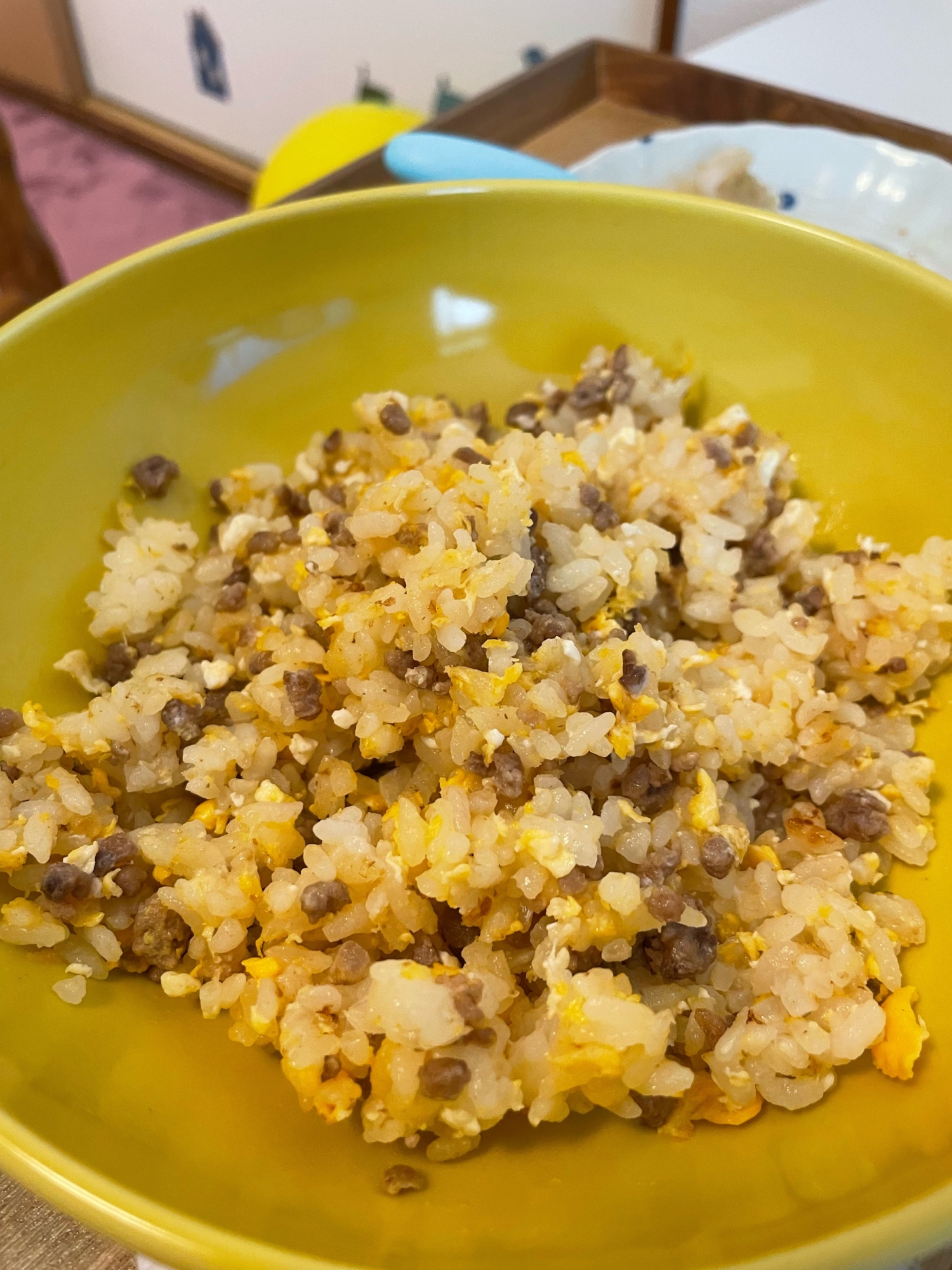 簡単幼児食☆そぼろdeチャーハン