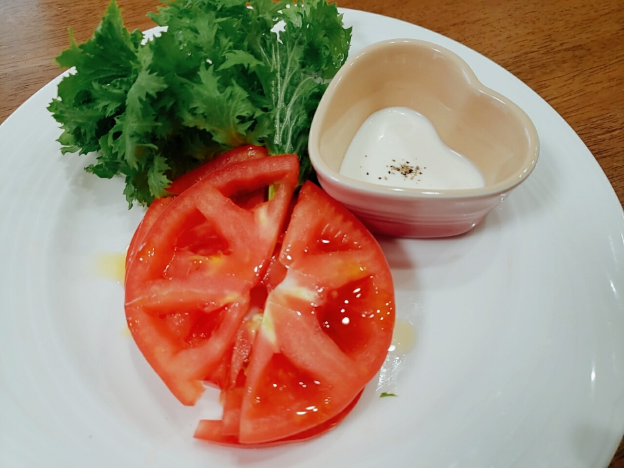 ♥️めちゃ楽♥️作り置きヨーグルトドレトマトサラダ