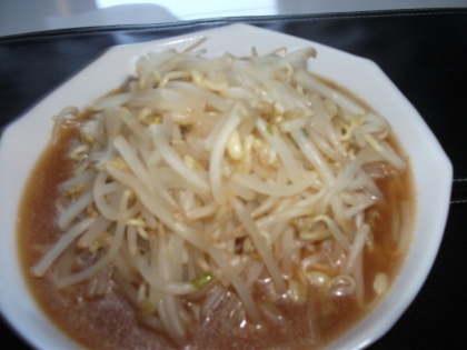 もやし醤油ラーメン