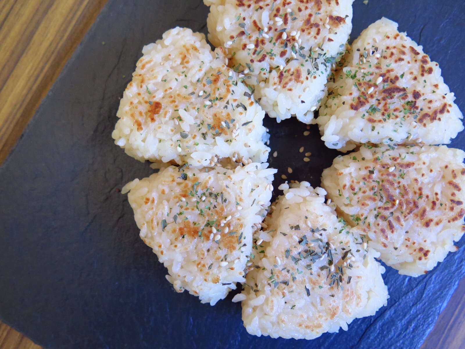 フライパンで焼きおにぎり♪冷凍保存も可