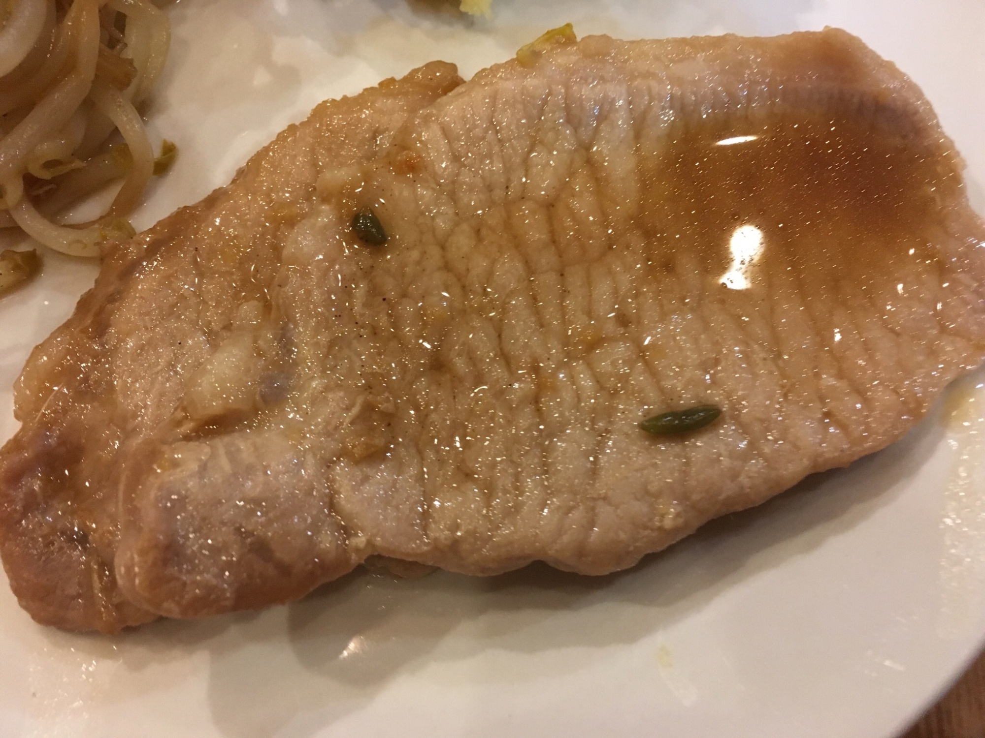 豚肉のゆずぽん焼き