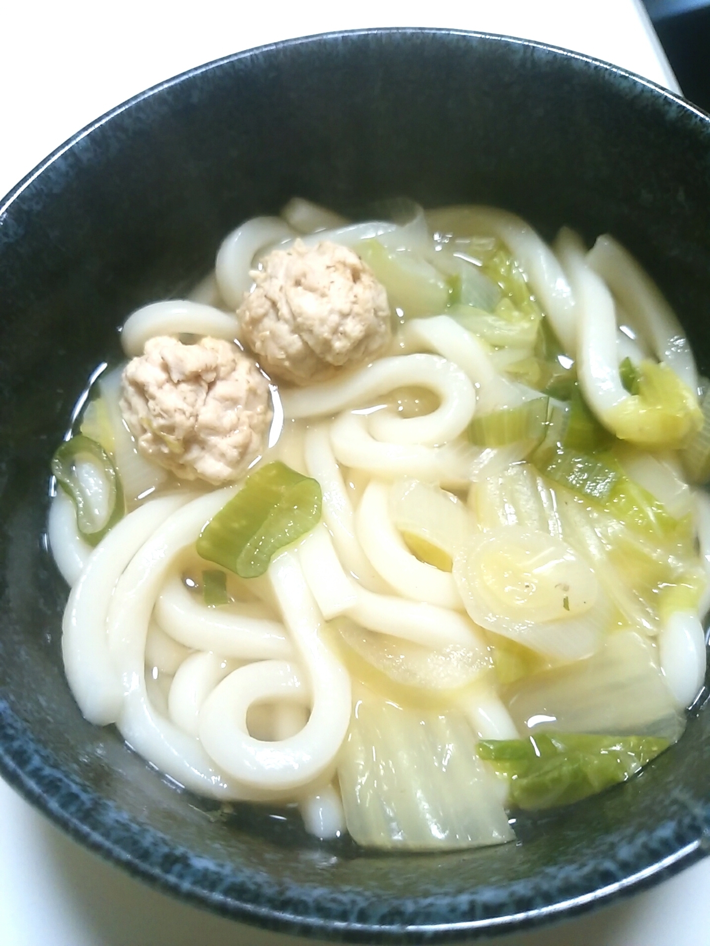 ポカポカ♪ささみつみれうどん