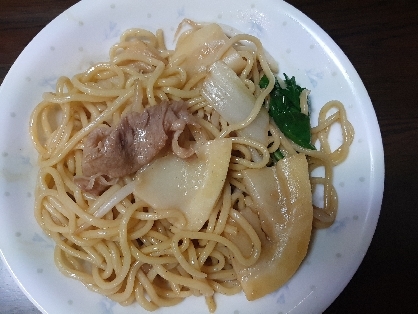 たけのこ焼きそば