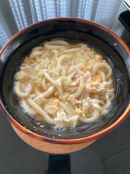 卵とじうどん★めんつゆ