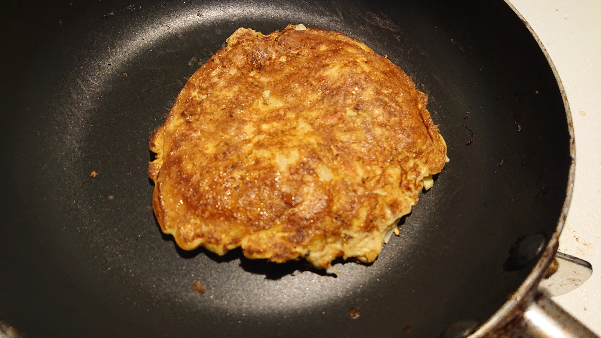 エビ天かすの卵焼き