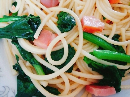 野菜がとりたい、ほうれんそうのスパゲッティ