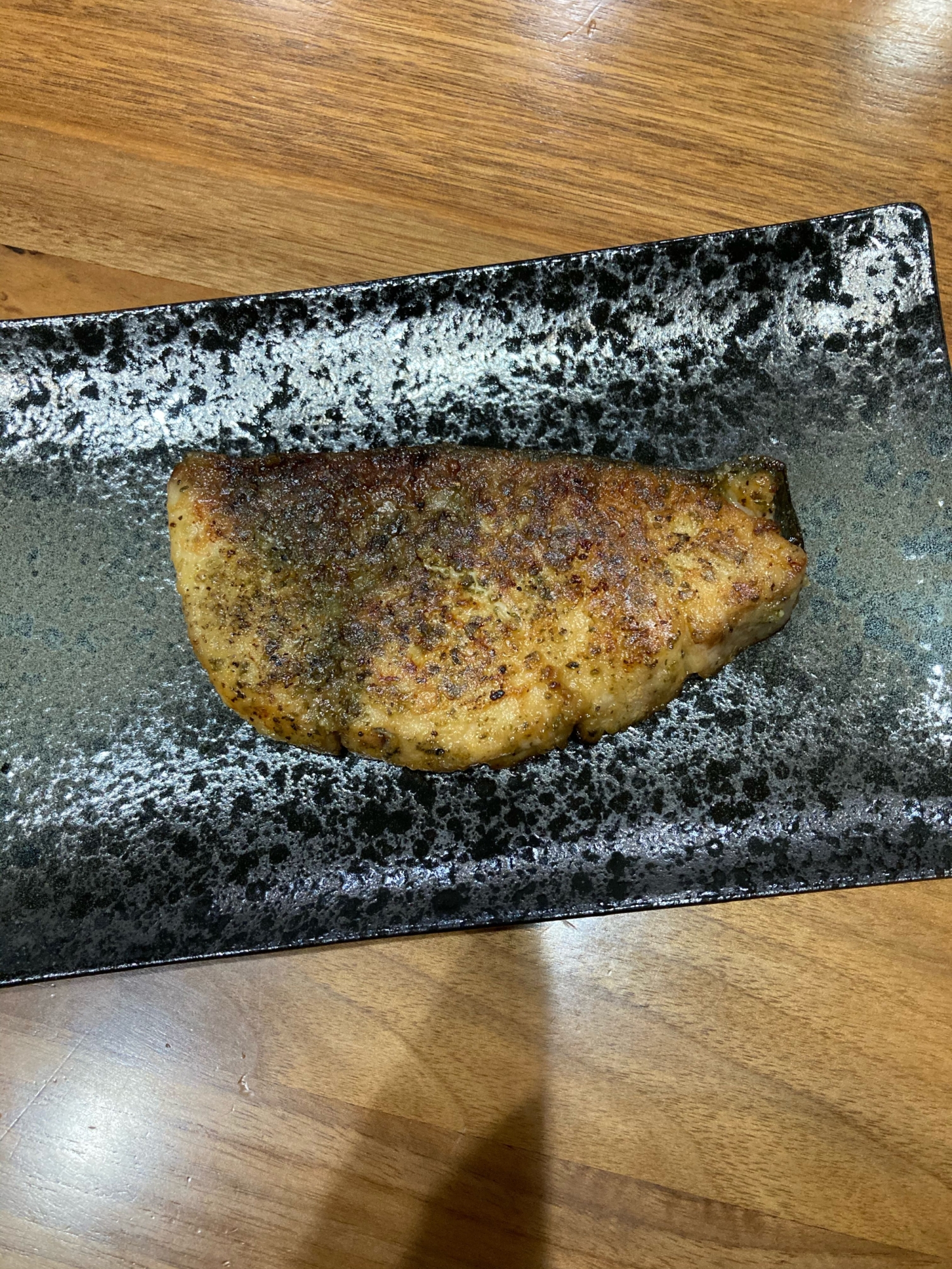 ブリの青のり風味焼き