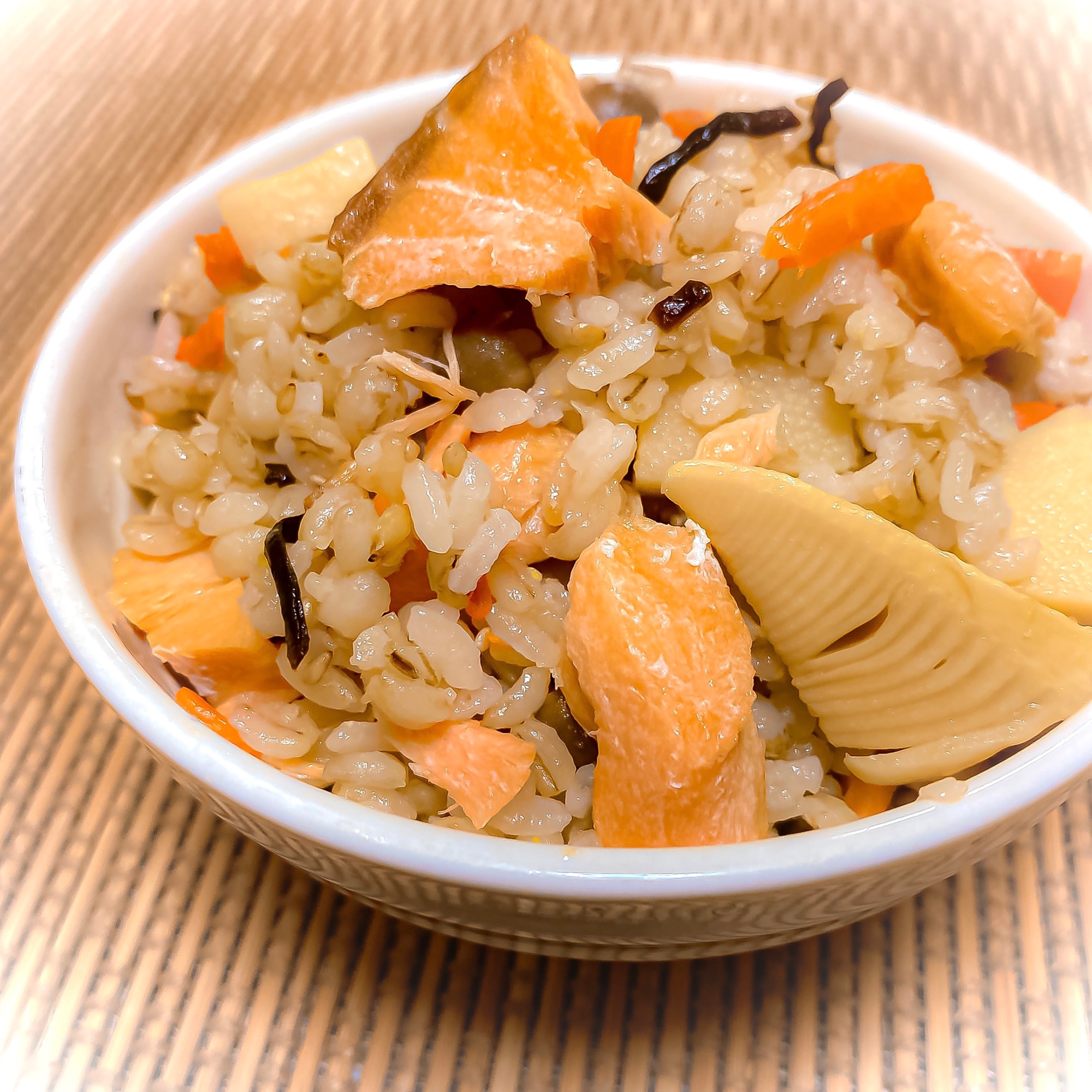 たけのこと鮭の炊き込みご飯 レシピ 作り方 By にゃんぺこ 楽天レシピ たけのこと鮭の炊き込みご飯 レシピ 作り方 By にゃんぺこ 楽天レシピ