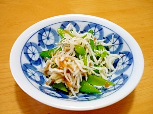 梅しらすのさっぱり和え 青いものと