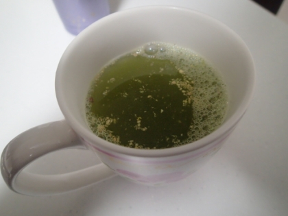 梅酒と生姜でポカポカ緑茶