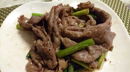 ニンニクの芽の食感が良く、とっても美味しかったです！ごちそうさまでした。