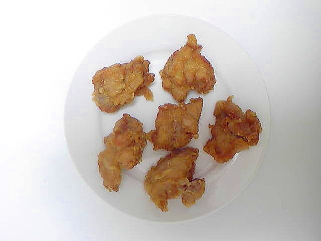 うどんスープで鶏から