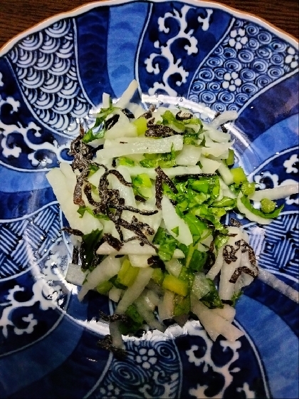 大根の葉昆布の即席漬け