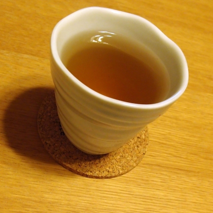 生姜入りの烏龍茶でポカポカ温まりました
レモン＋蜂蜜で、風邪予防にも良さそうですね
ご馳走様でした