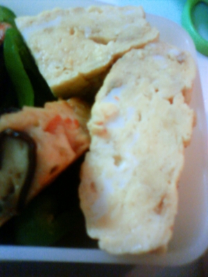 水でふわふわ簡単玉子焼き!