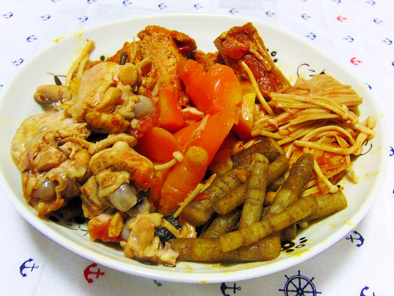 超簡単で絶品 手羽元と厚揚げと野菜のトマト煮 レシピ 作り方 By ひーじゃーまん 楽天レシピ