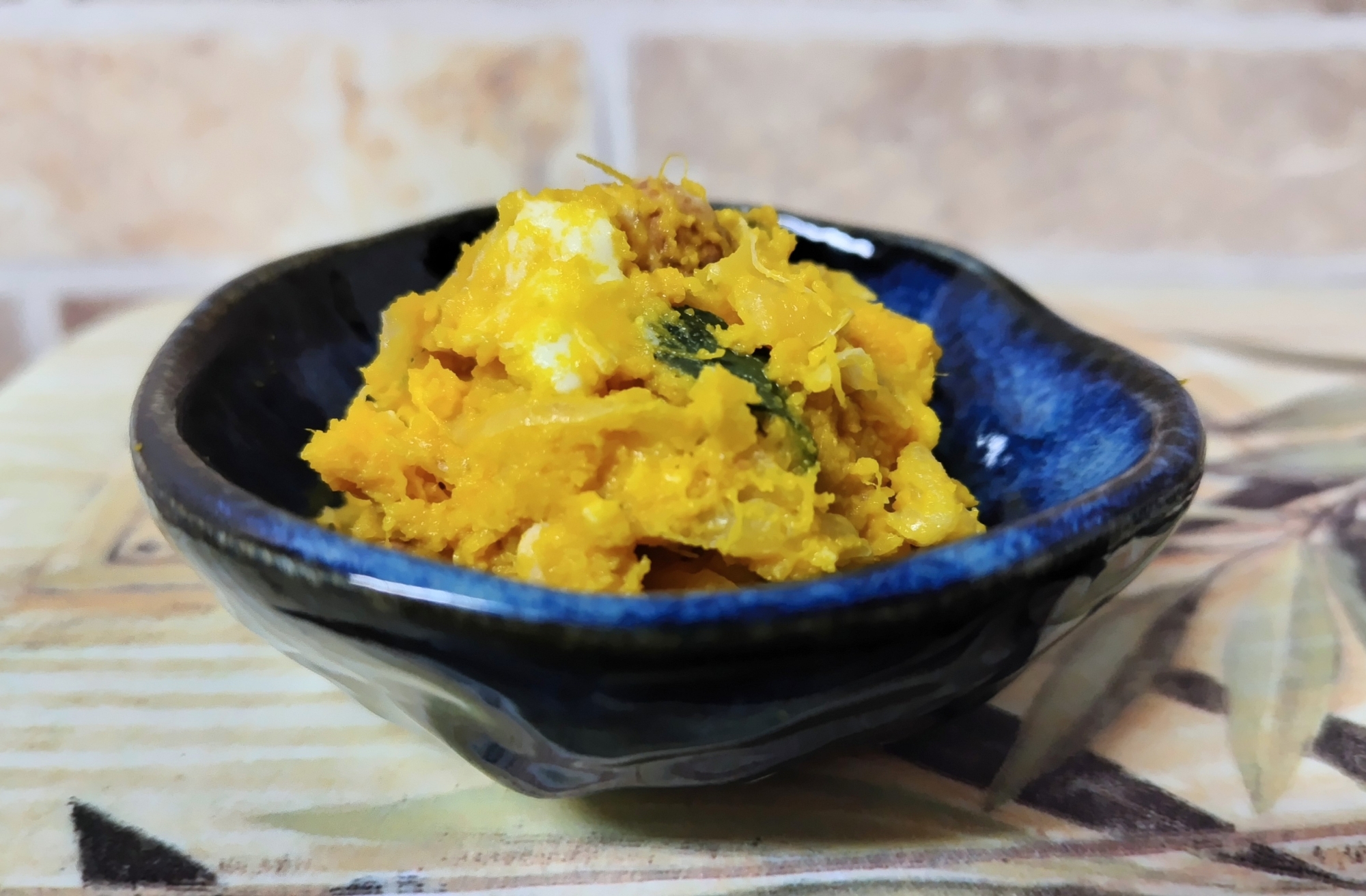 国産チーズ使用❦くるみ入りのかぼちゃサラダ