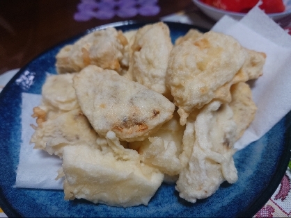 こんにちは！はじめて白茄子をいただいたので作ってみました(*´∀｀)ふわふわとろとろですごく美味しいですね!ごちそうさまでした!