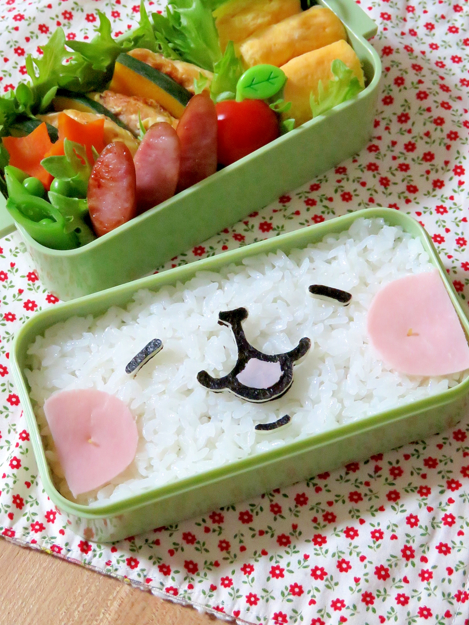 簡単キャラ弁☆カナヘイ　うさぎのお弁当♪