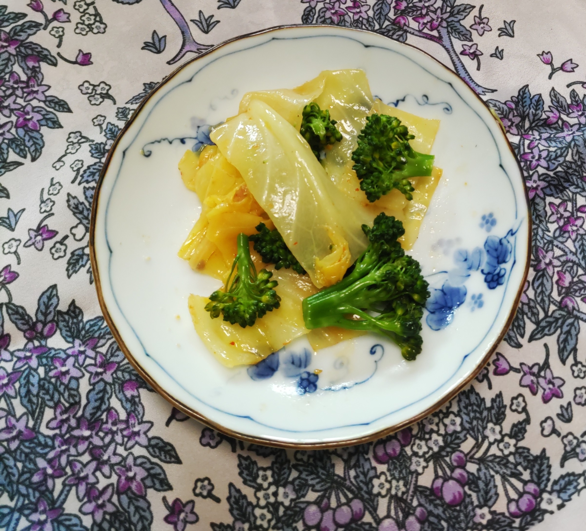 ブロッコリーと鶏のカレー炒め