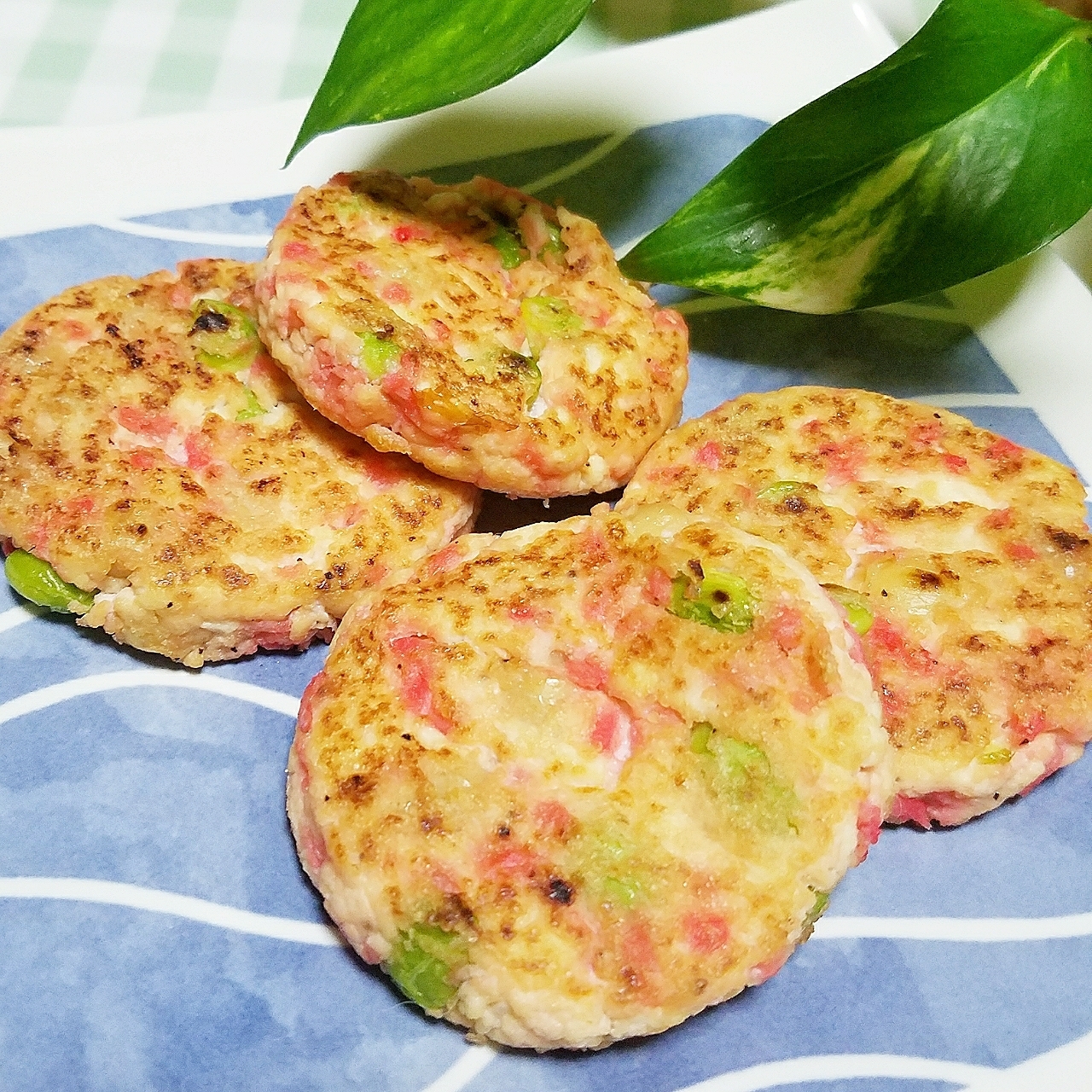 生姜が決め手♡豆腐とお豆のフワフワおやき