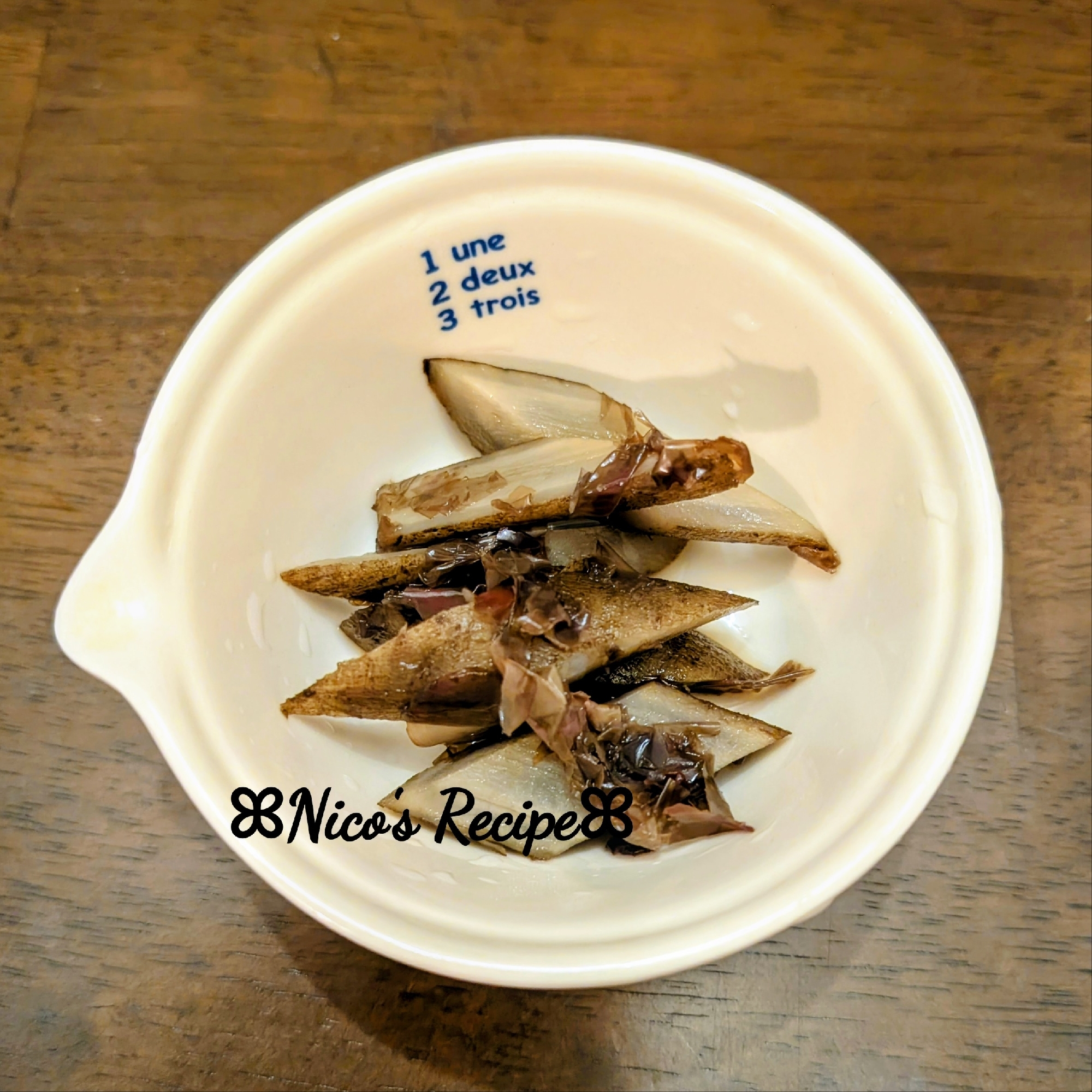 レンジで♬ごぼうのおかか煮