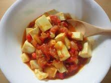 トマトソースと豆腐の炒め煮（動物性不使用）