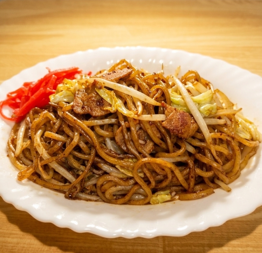 麺がパリッ【ソース焼きそば】