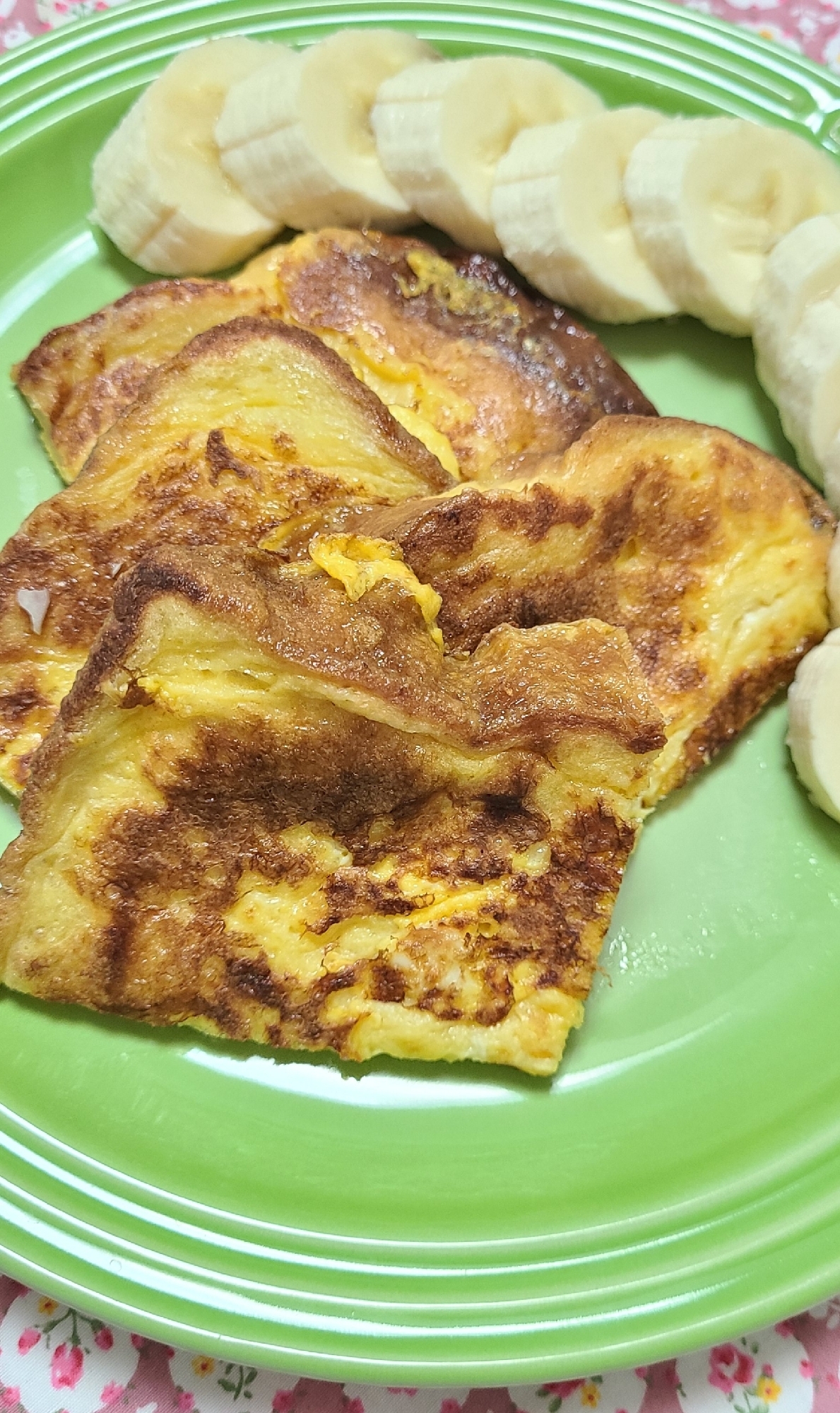 豆乳でフレンチトースト