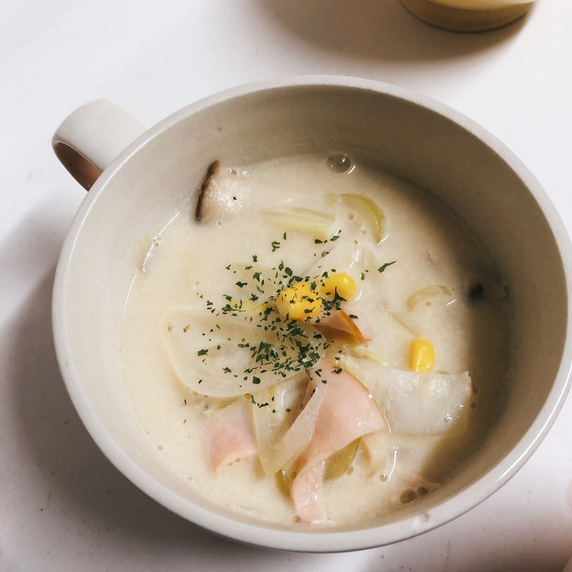 低カロリー 白菜の豆乳クリームスープ レシピ 作り方 By なおのり 楽天レシピ