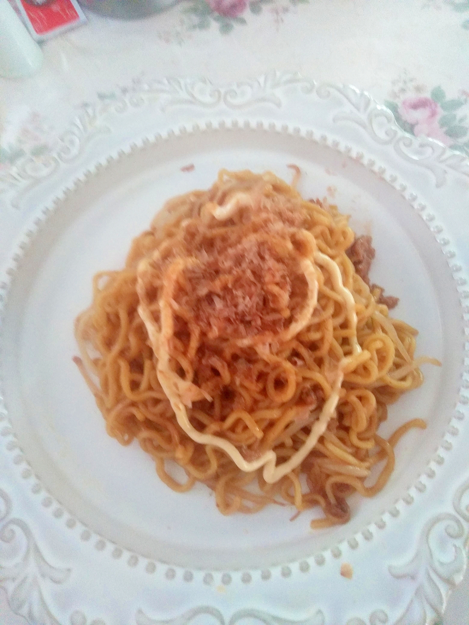 簡単！しゃきしゃきモヤシのお好み焼き風焼そば