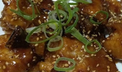 鶏の甘酢丼