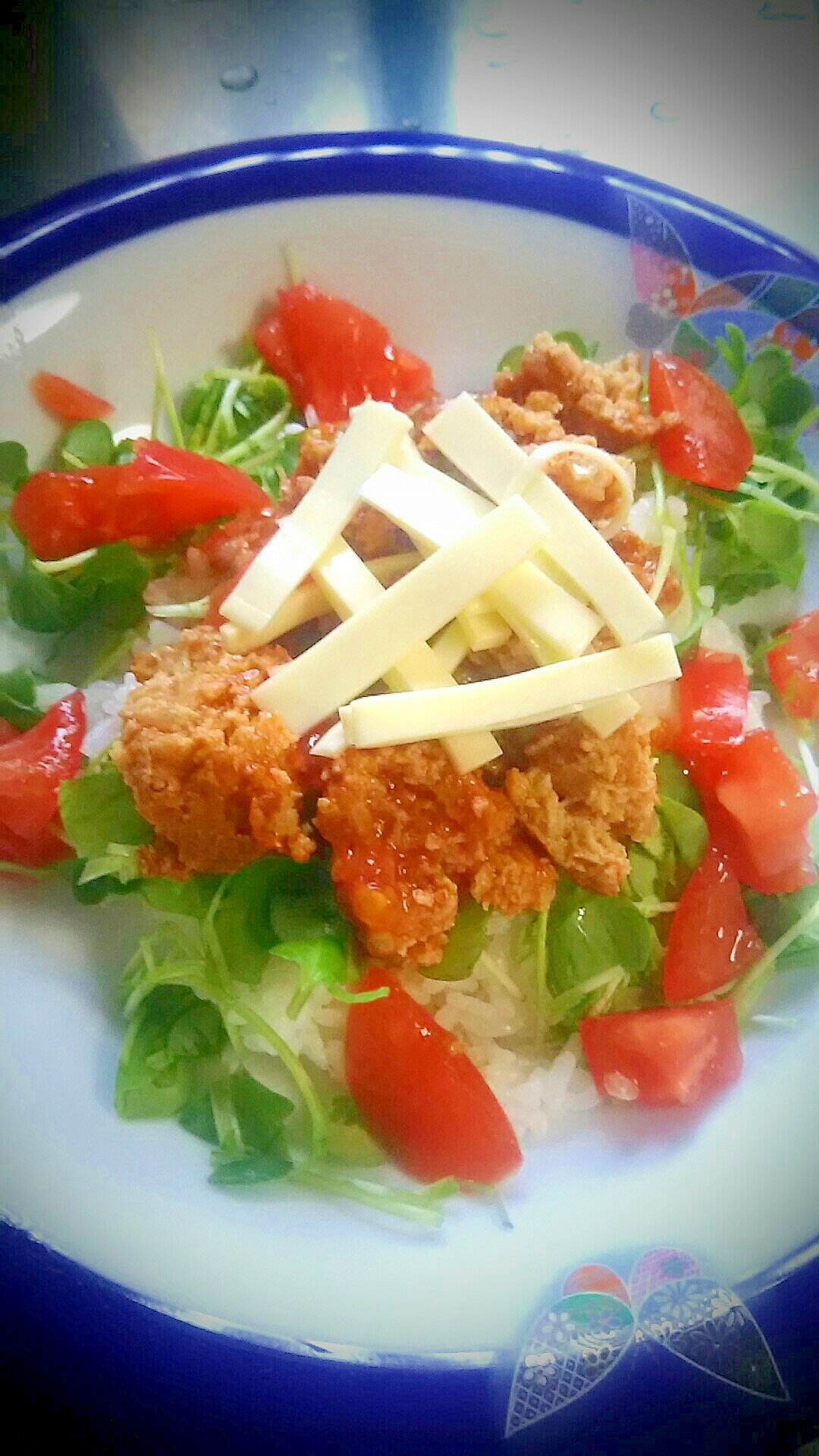 タコライス ハンバーグリメイク レシピ 作り方 By Sunflowers 楽天レシピ