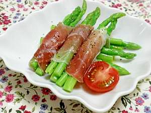 アスパラガスの生ハム巻き レシピ 作り方 By Momo 楽天レシピ