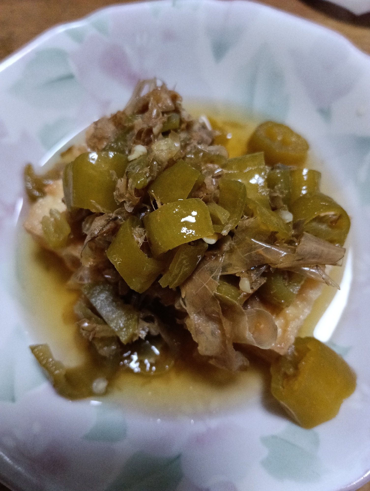 満願寺とうがらしのだし漬け