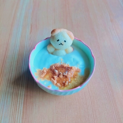 クッキーきな粉♪キャラメル風味ヨーグルト✧˖°