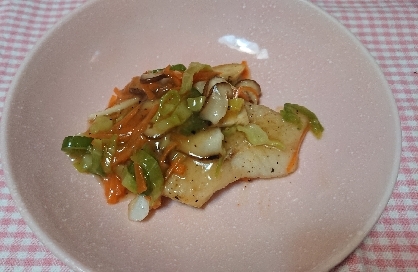 めんつゆとみりんで割烹の味★鱈の彩り野菜あん