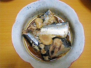 ピリから秋刀魚の煮付け