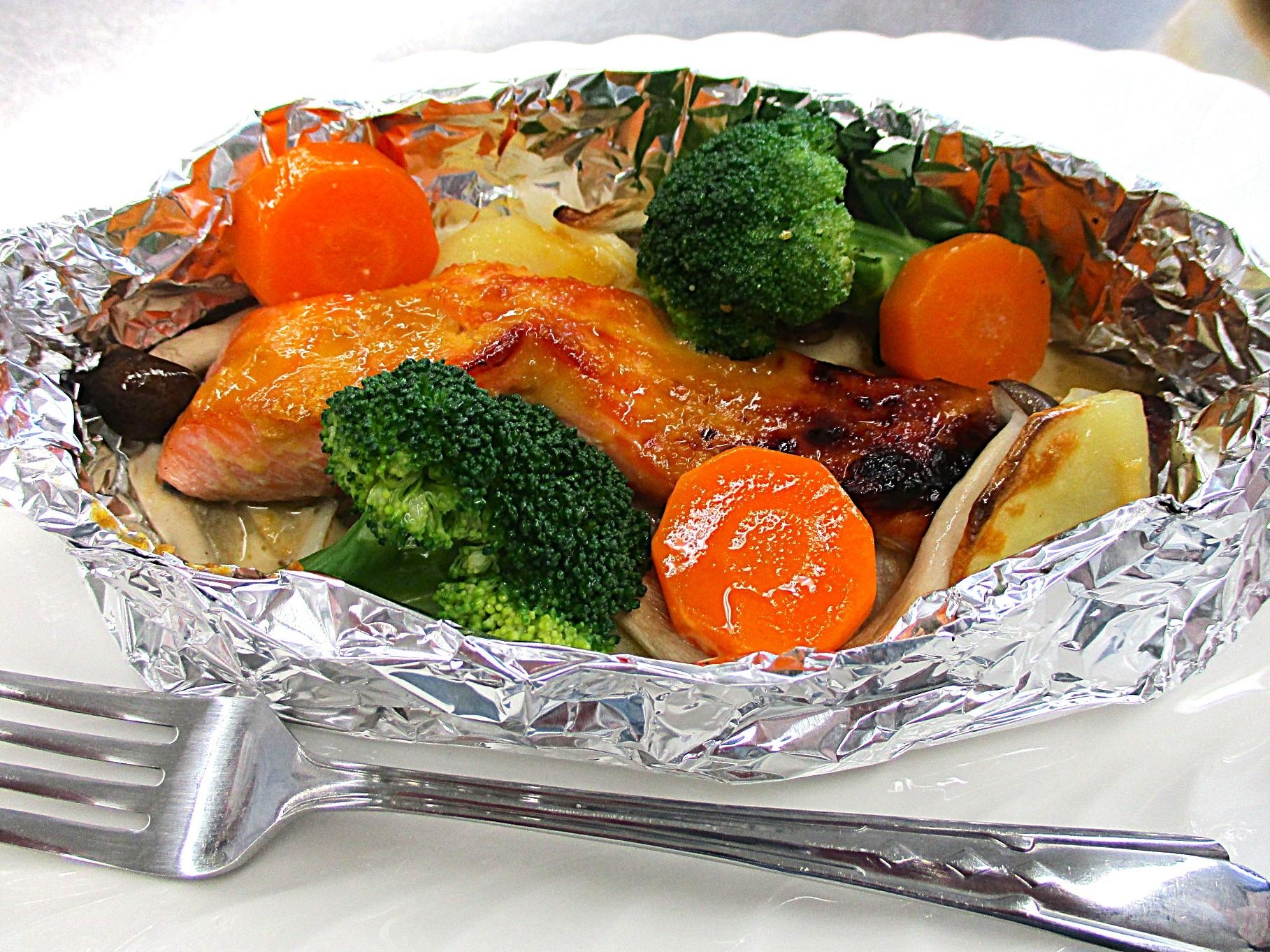 【減塩】鮭のマヨみそ焼き