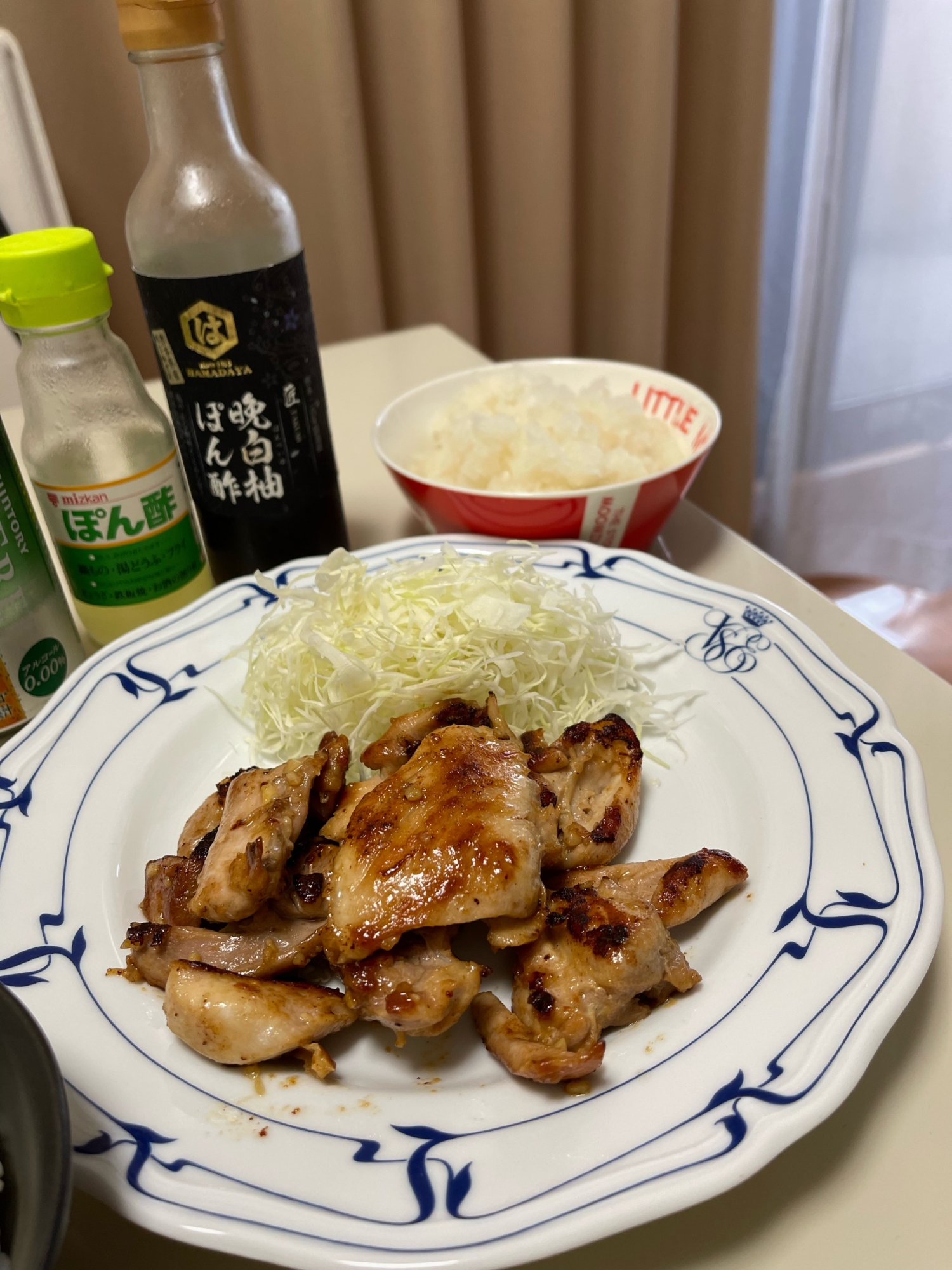 超簡単！包丁不要！鶏モモ肉の炒めとおろしポン酢