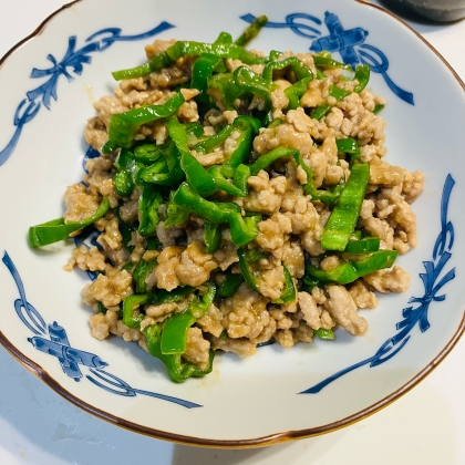 豚ミンチで「チンジャオロース」ご飯にのせて丼にも♪