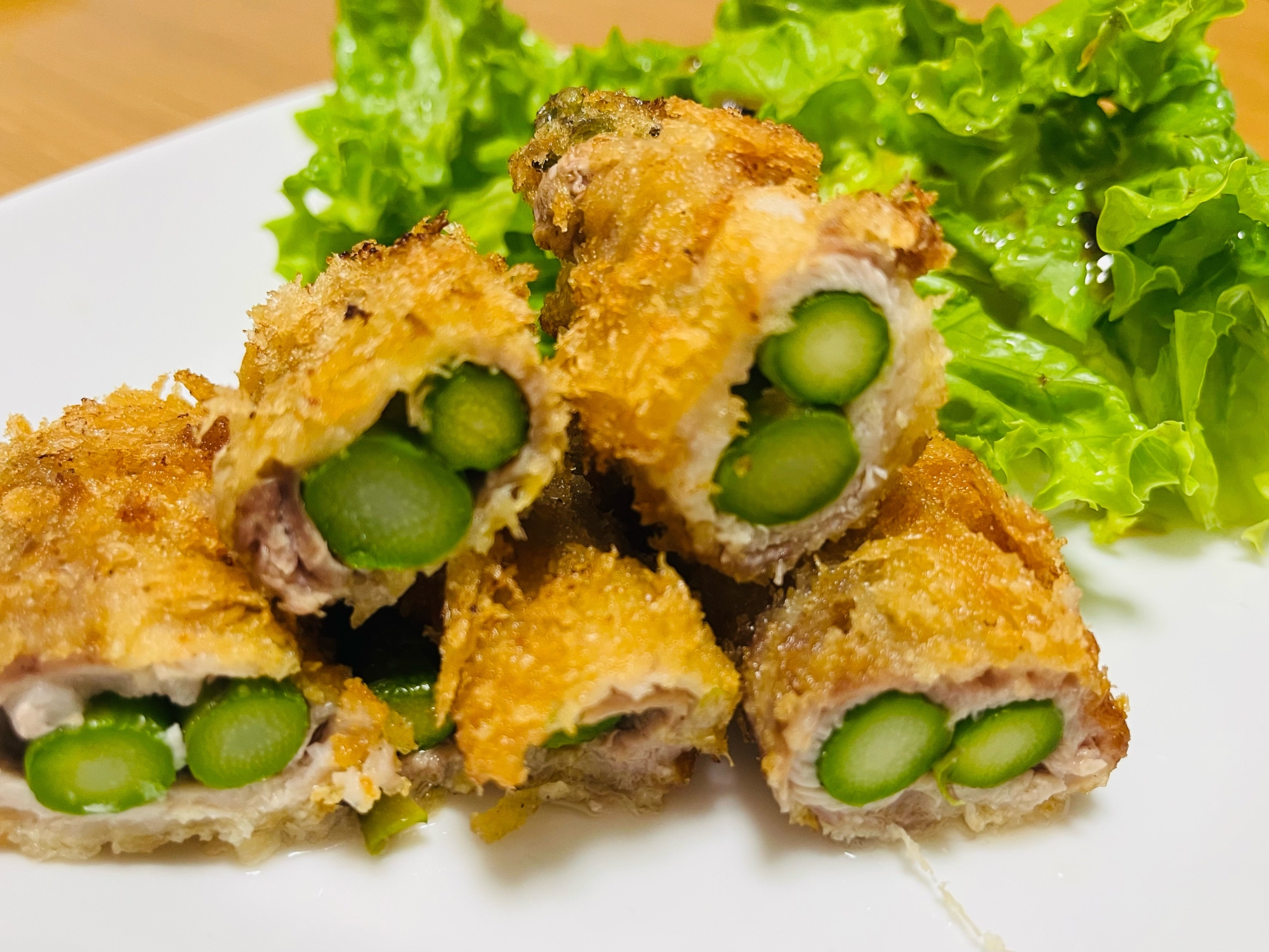 みんな大好き アスパラの肉巻きフライ レシピ 作り方 By くーみー 楽天レシピ