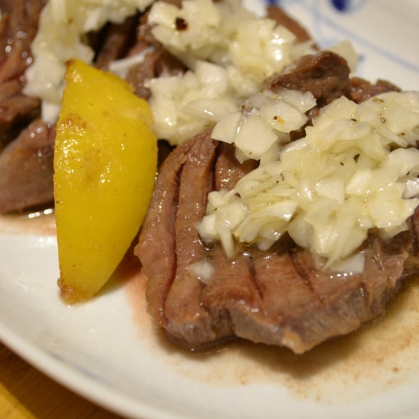 厚切り牛タン焼き ネギ塩レモンだれ レシピ 作り方 By はい 山田です 楽天レシピ 厚切り牛タン焼き ネギ塩レモンだれ レシピ 作り方 By はい 山田です 楽天レシピ