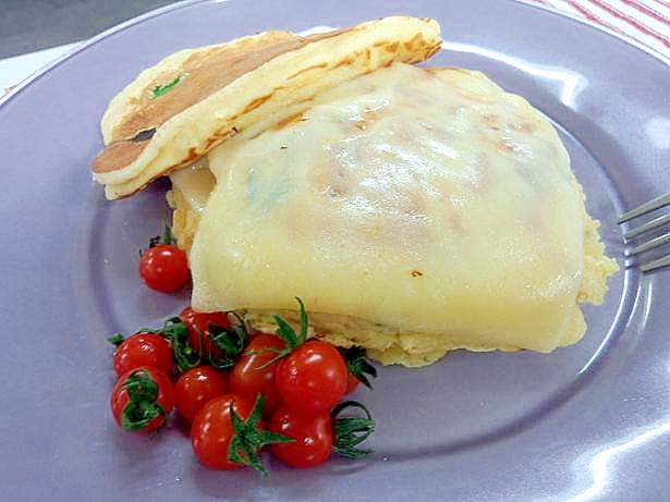 おかずパンケーキ レシピ 作り方 By ヴィッセル神戸のあっこさん 楽天レシピ