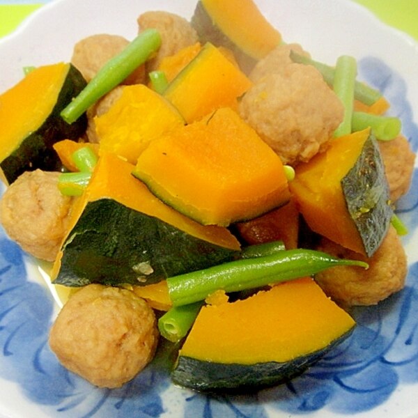 かぼちゃと肉団子インゲンの煮物 レシピ 作り方 By Mint74 楽天レシピ かぼちゃと肉団子インゲンの煮物 レシピ 作り方 By Mint74 楽天レシピ