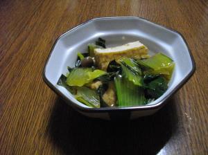 青梗菜の煮物
