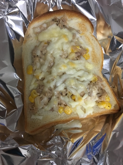 朝ごはんにいただきました( ^ω^ )シュレッドチーズで作りました！子どもにも少しあげながら美味しくいただきました！